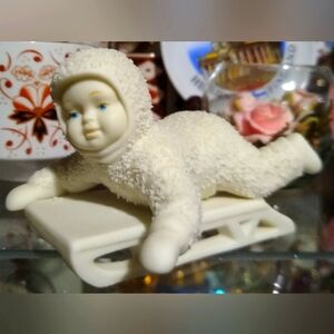 Snowbabies Hold On Tight 3"x5" Department 56